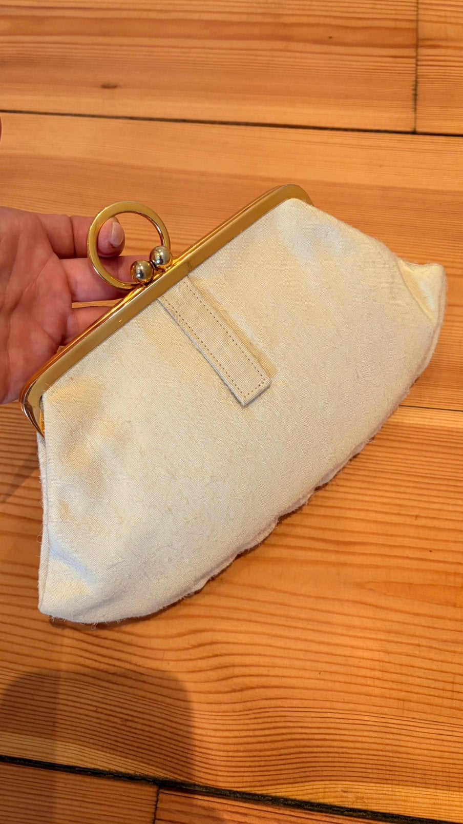 Clutch van stof, Ophalen of Verzenden, Zo goed als nieuw, Dame