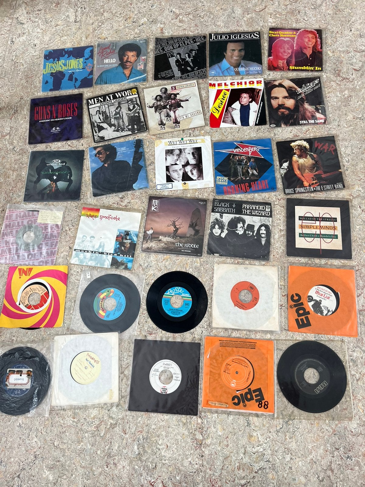 Hele mooie set vinyl singles pop rock, Cd's en Dvd's, Vinyl Singles, Ophalen of Verzenden, Zo goed als nieuw, Pop