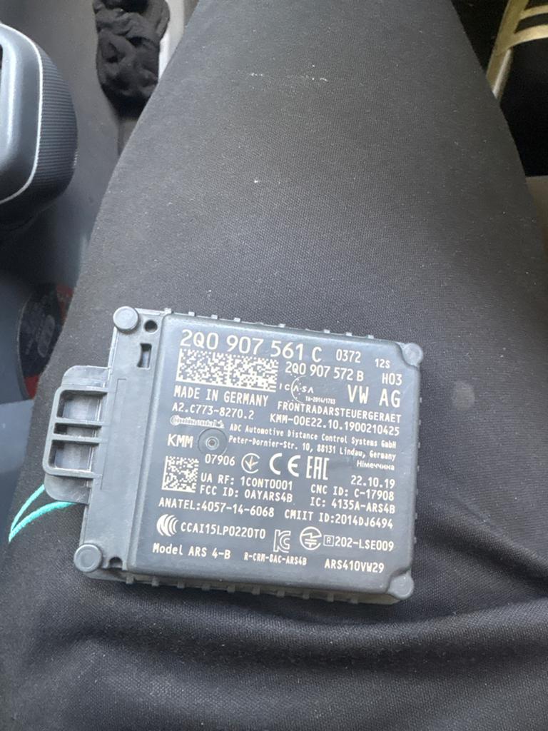 ACC Sensor Volkswagen Polo 2Q0 907 561 C, Auto-onderdelen, Ophalen of Verzenden, Gebruikt, Volkswagen