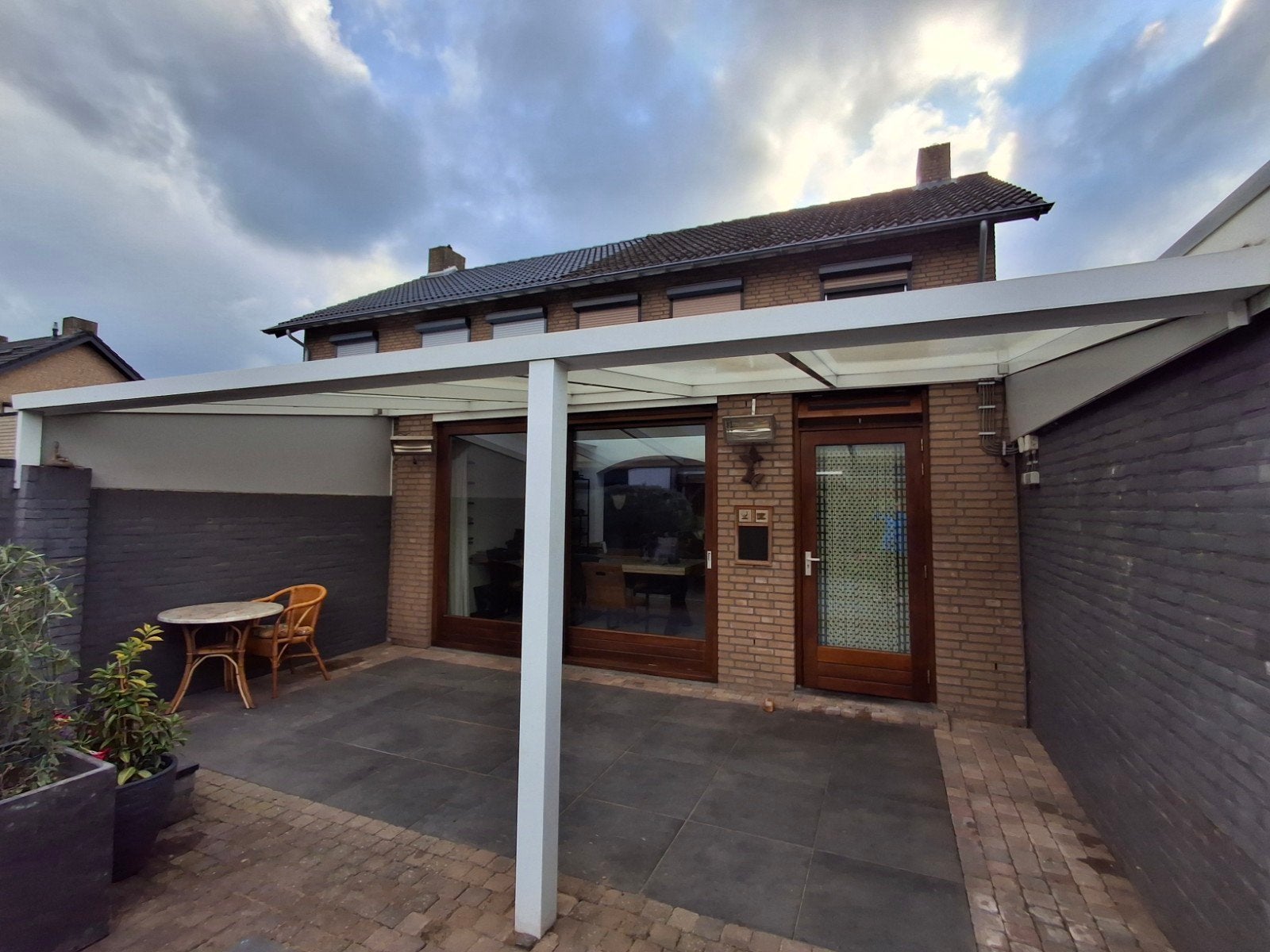 Overkapping 6.10m x 3.10m met 8 spotjes, Tuin en Terras, Ophalen, Gebruikt, Overige typen
