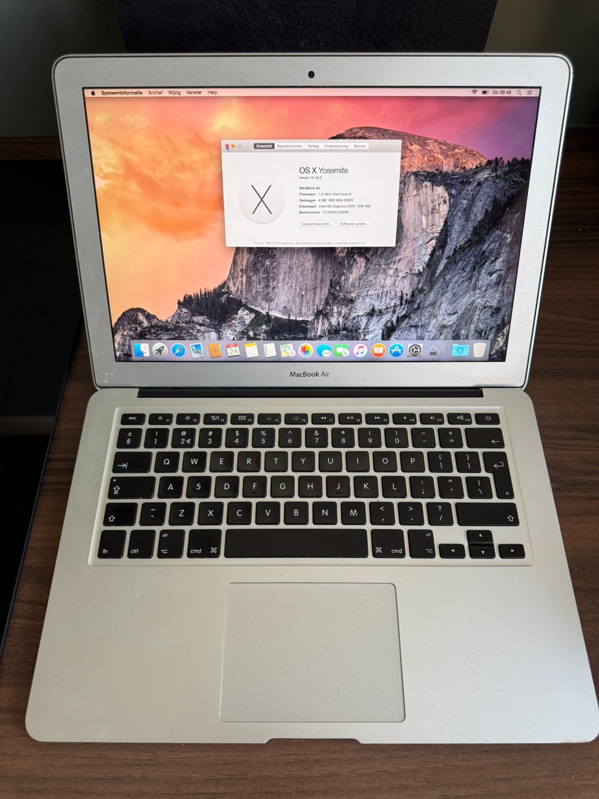 MacBook Air 13” 2014 i5 | Nieuwe accu | Nieuwstaat | 128GB, Computers en Software, Ophalen, Qwerty, 13 inch, Minder dan 2 Ghz