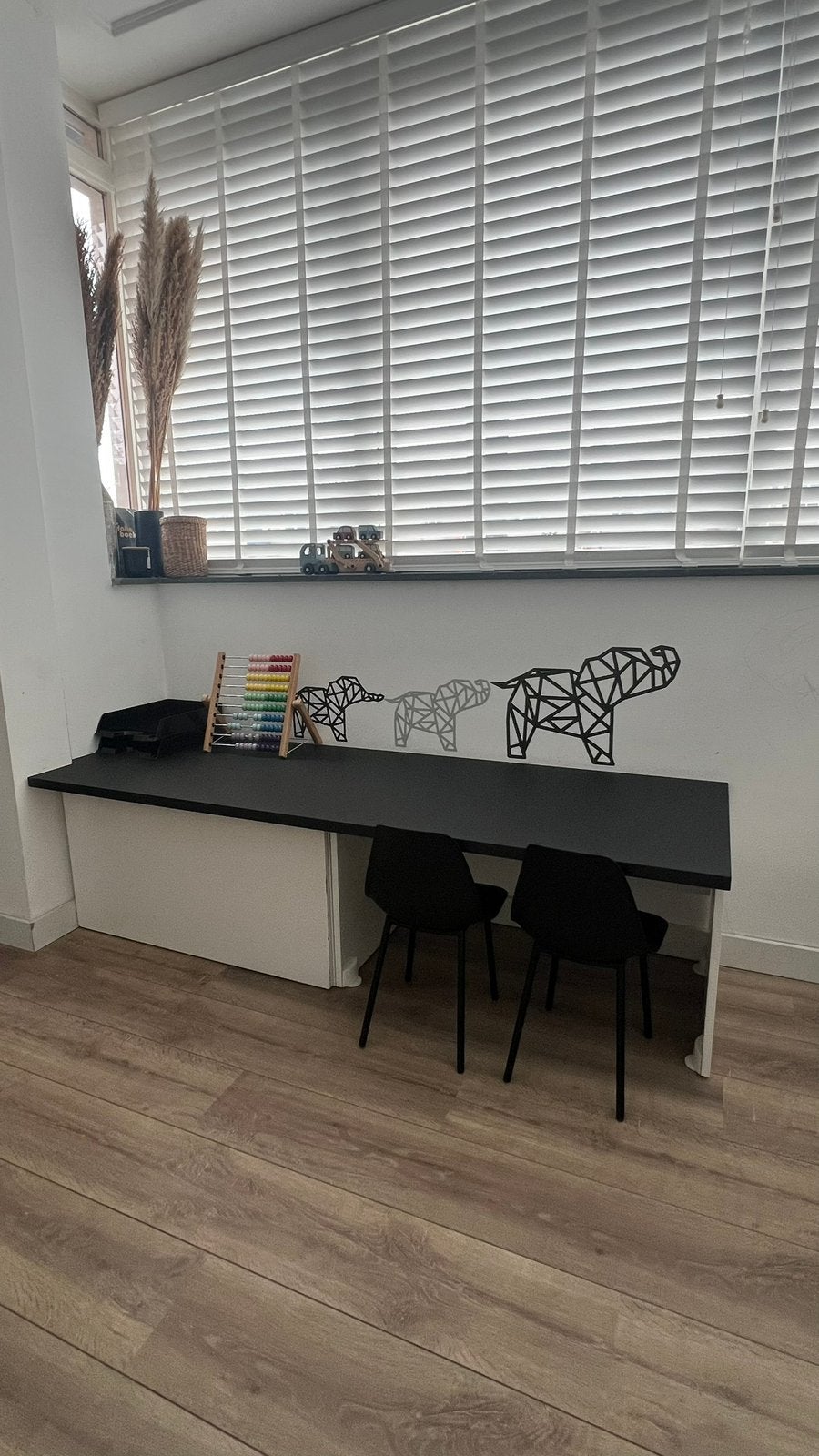 Ikea zwarte houten keukenblad, Huis en Inrichting, Keuken | Keukenelementen, Ophalen, 150 tot 200 cm, Zo goed als nieuw, Minder dan 100 cm