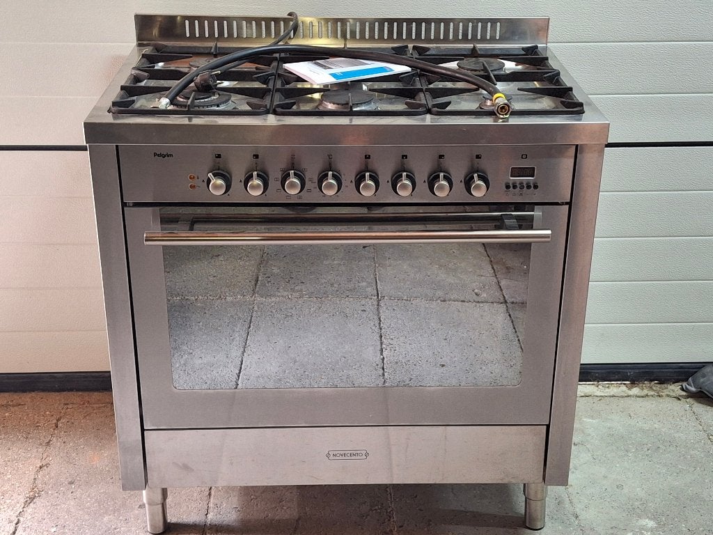 Gasfornuis 6 pits Pelgrim NF940, Witgoed en Apparatuur, Fornuizen, Ophalen, Gebruikt, Gas, 90 tot 95 cm