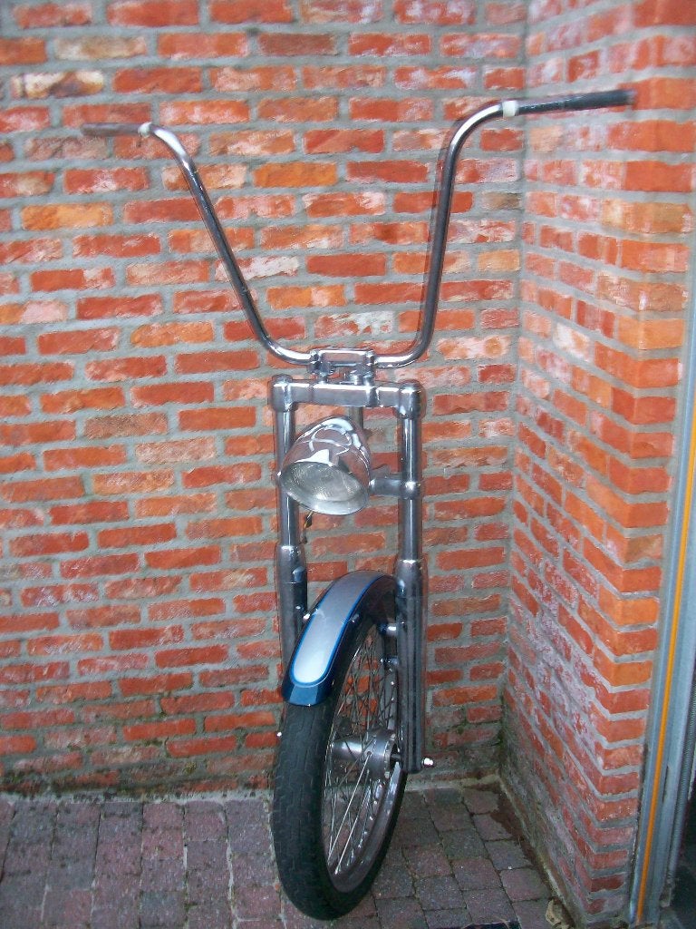 Harley twincam deuce voorvork 7cm verlaagde, Ophalen