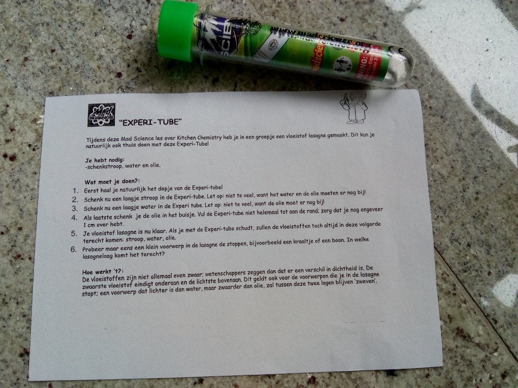 Mad Science Experi-tube (d+w), Ophalen of Verzenden, Zo goed als nieuw