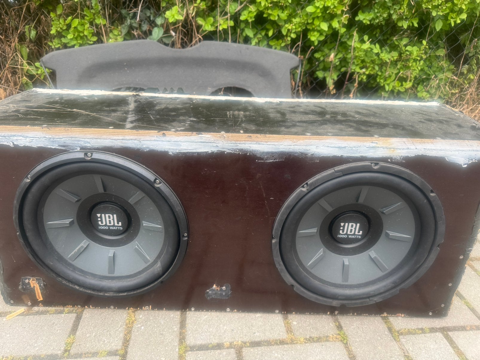 Subwoofer jbl,capacitor,2 versterks, Auto diversen, Autospeakers, Ophalen, Gebruikt