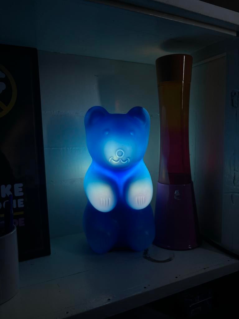 Vintage Messow Gummy Bear Lamp (designer), Ophalen of Verzenden, Gebruikt, Kunststof, Minder dan 100 cm