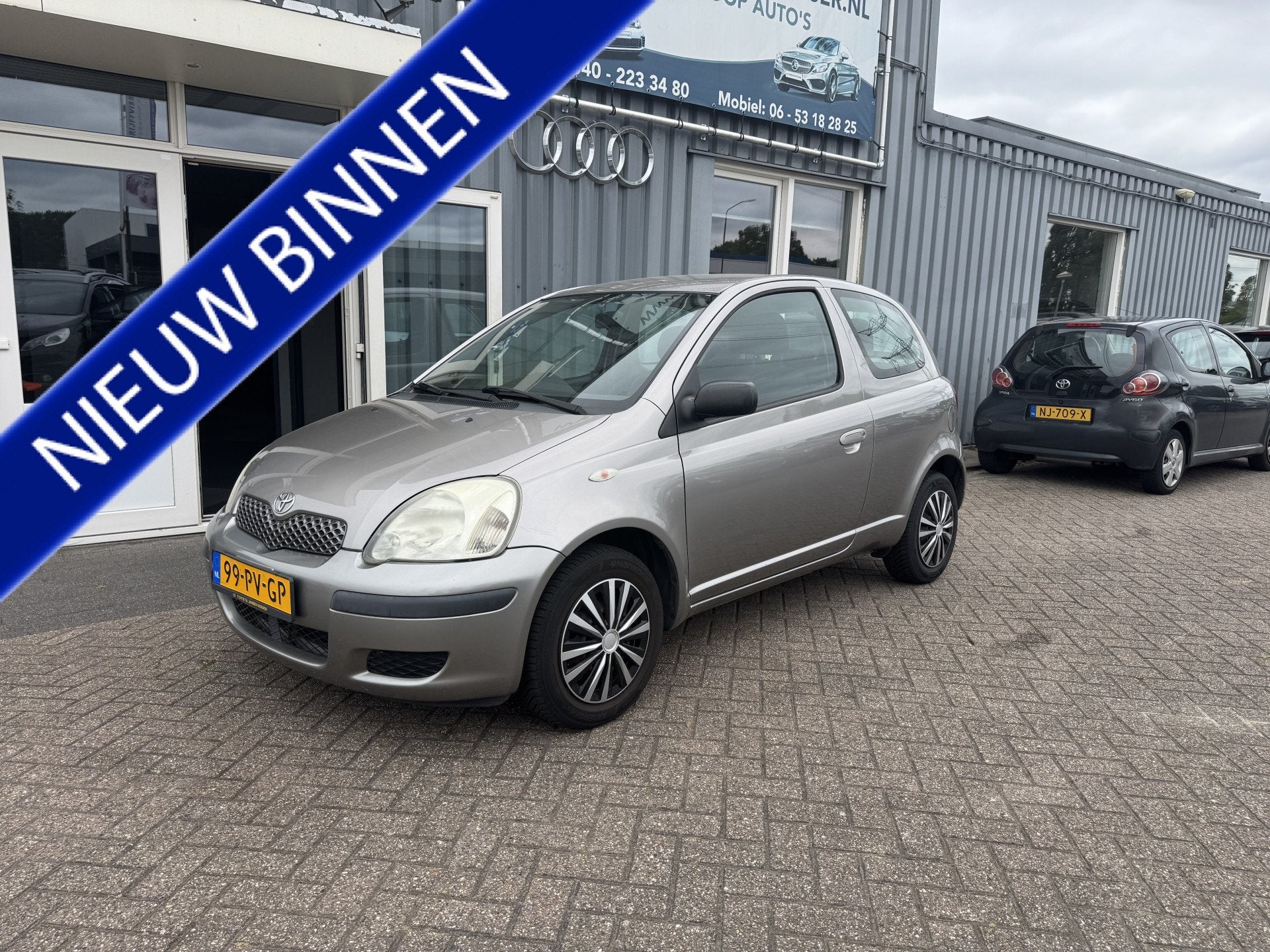 Toyota Yaris 1.0 VVT-i Idols MMT (bj 2004, automaat), Stof, Gebruikt, 31 €/maand, 4 cilinders
