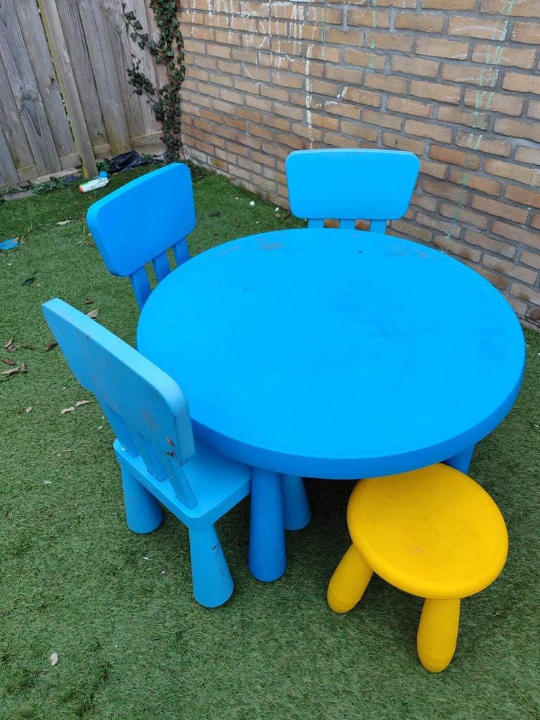 Ikea kinderset, Tuin en Terras, Tuinsets en Loungesets, Ophalen of Verzenden, 2 zitplaatsen