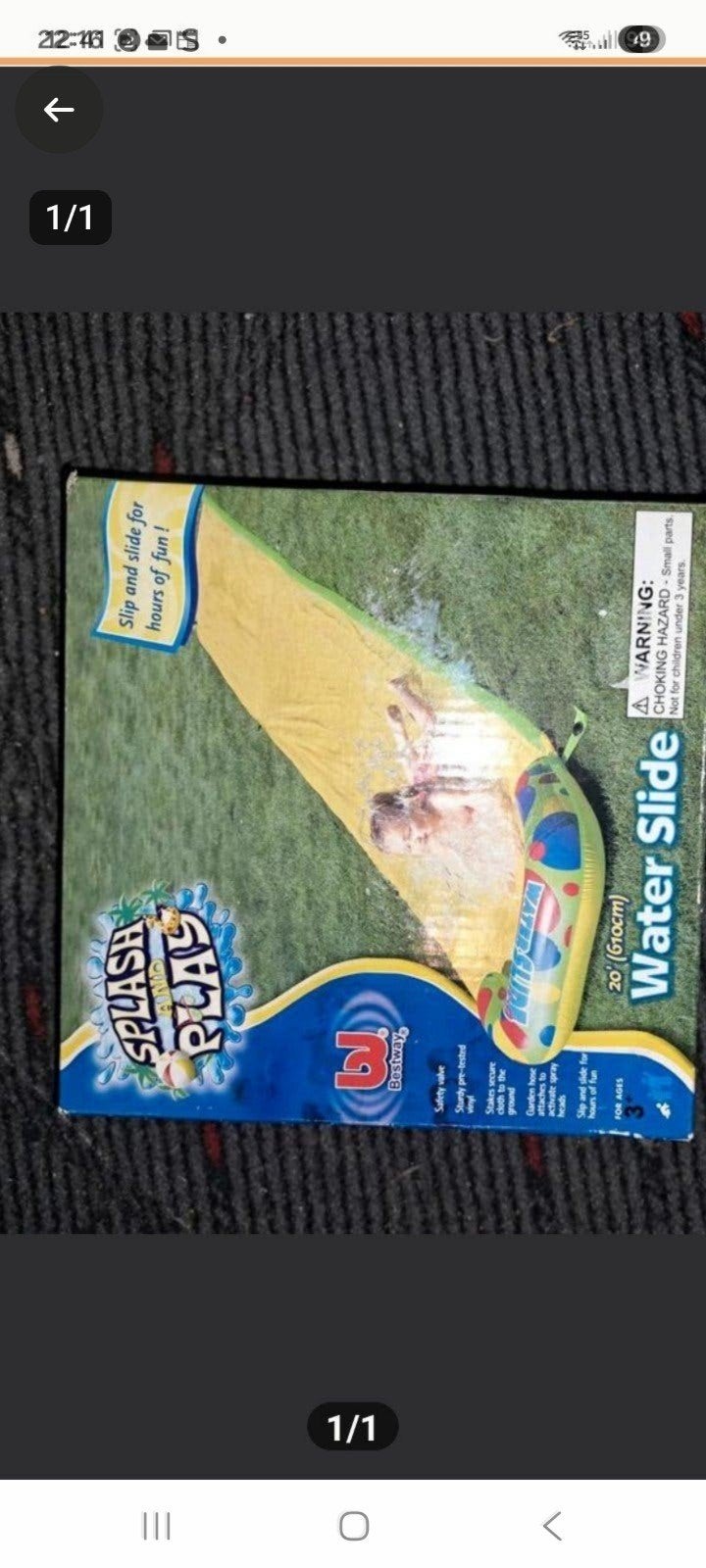 waterslide, Ophalen of Verzenden