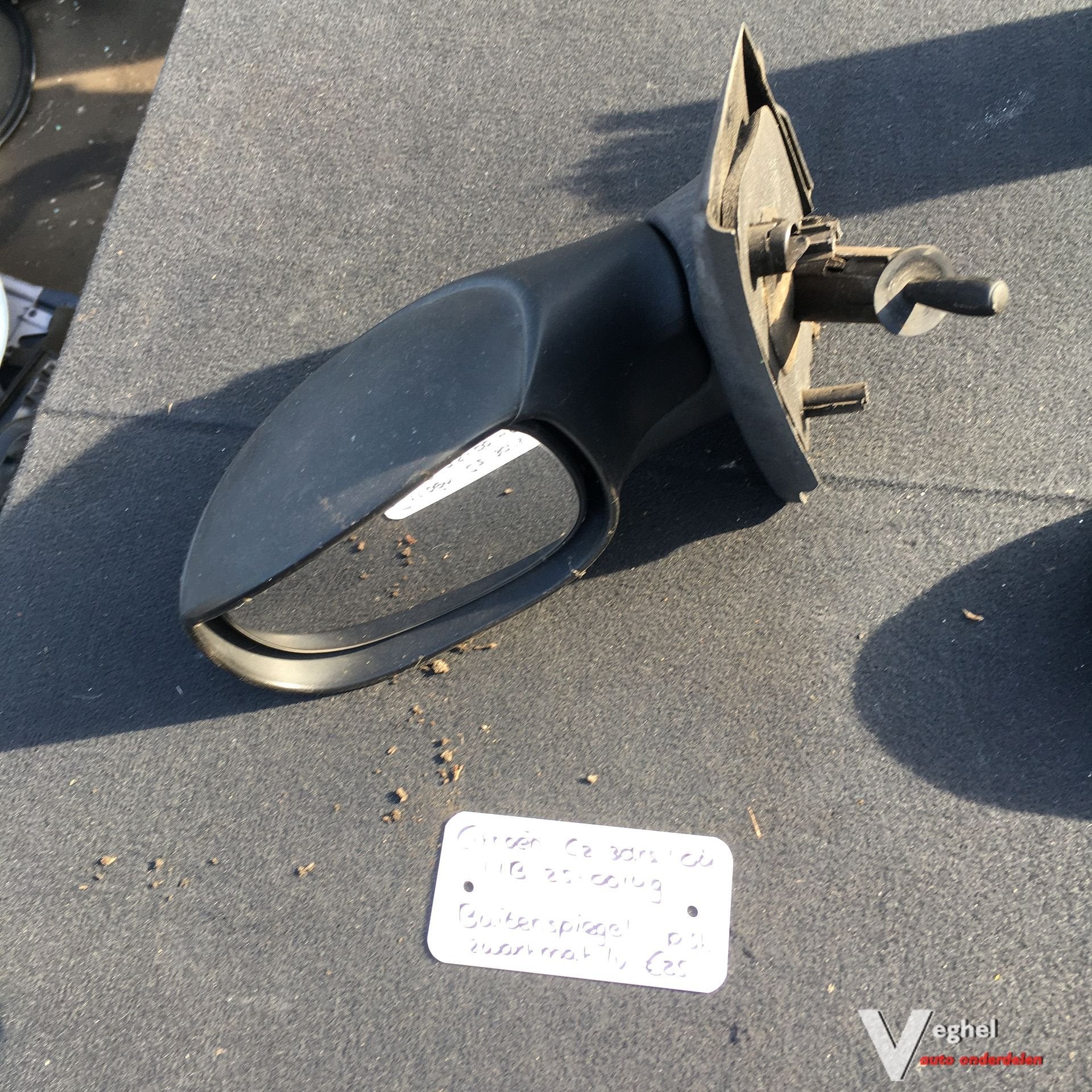 Citroen C2 3drs 1.1 Benzine 2004 2500149 Buitenspiegel handb, Auto-onderdelen, Gebruikt, -, -, Ophalen of Verzenden