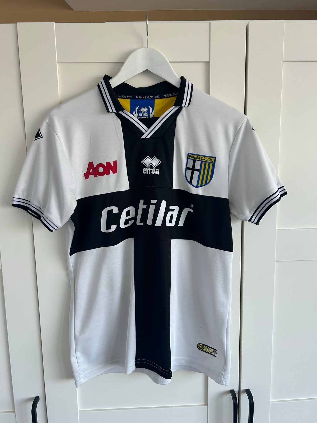 Officieel Parma 2018-2019 Thuis Tenue Maat M, Wit, Zo goed als nieuw, Voetbal, Verzenden