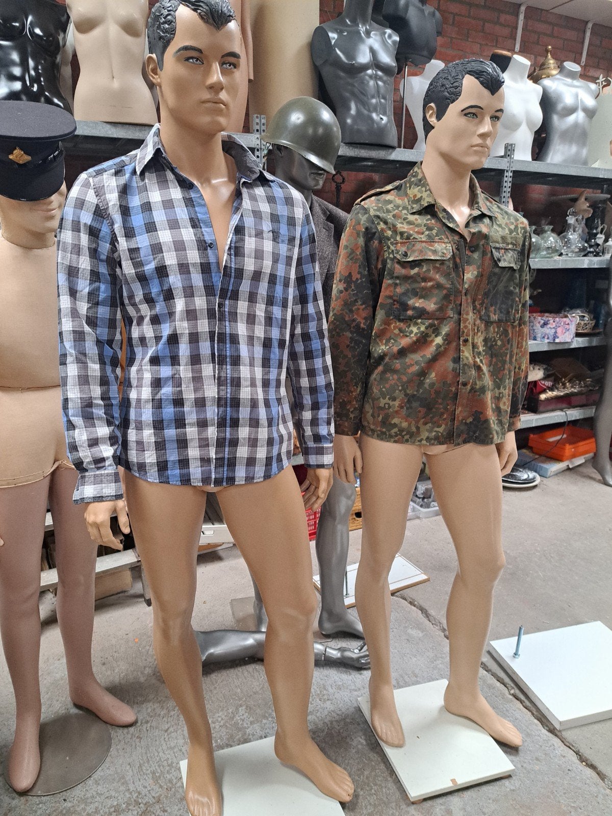 etalagepoppen/paspoppen/etalagepop militaria, Ophalen of Verzenden, Gebruikt