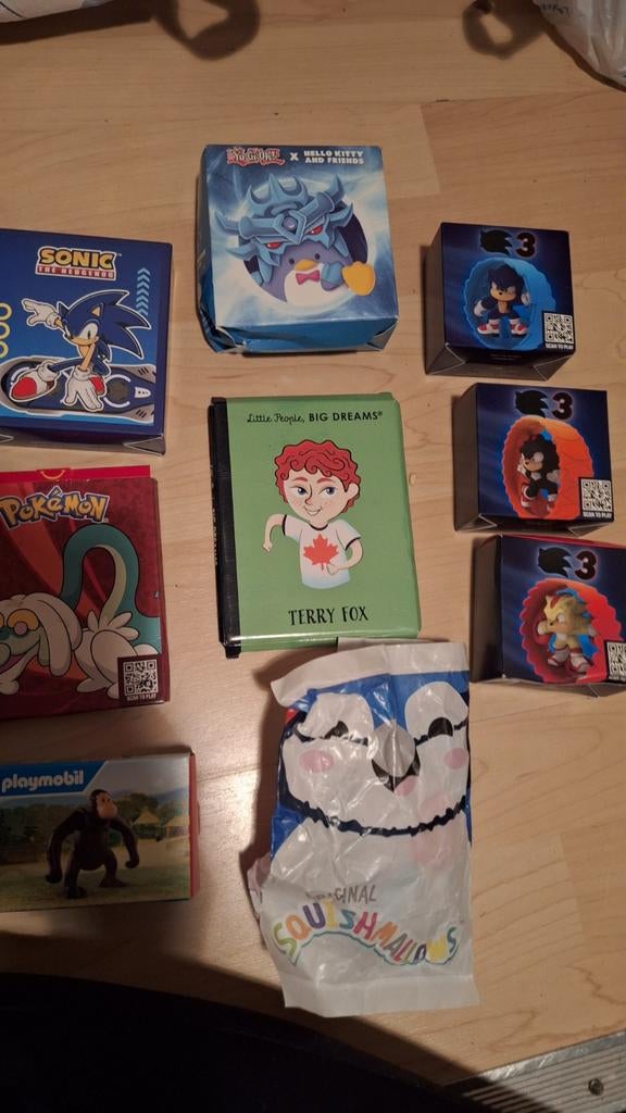 Diverse McDonald's speeltjes - Sonic, Playmobil, Kinderen en Baby's, Ophalen of Verzenden, Zo goed als nieuw, Jongen of Meisje