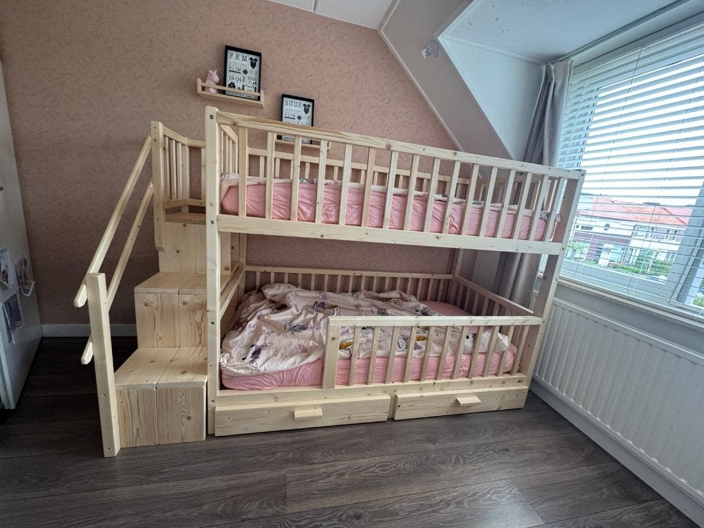 Kinderbedden op maat | Eigen ontwerp mogelijk, Kinderen en Baby's, Kinderkamer | Bedden, 85 tot 100 cm, Lattenbodem, Nieuw, Ophalen of Verzenden