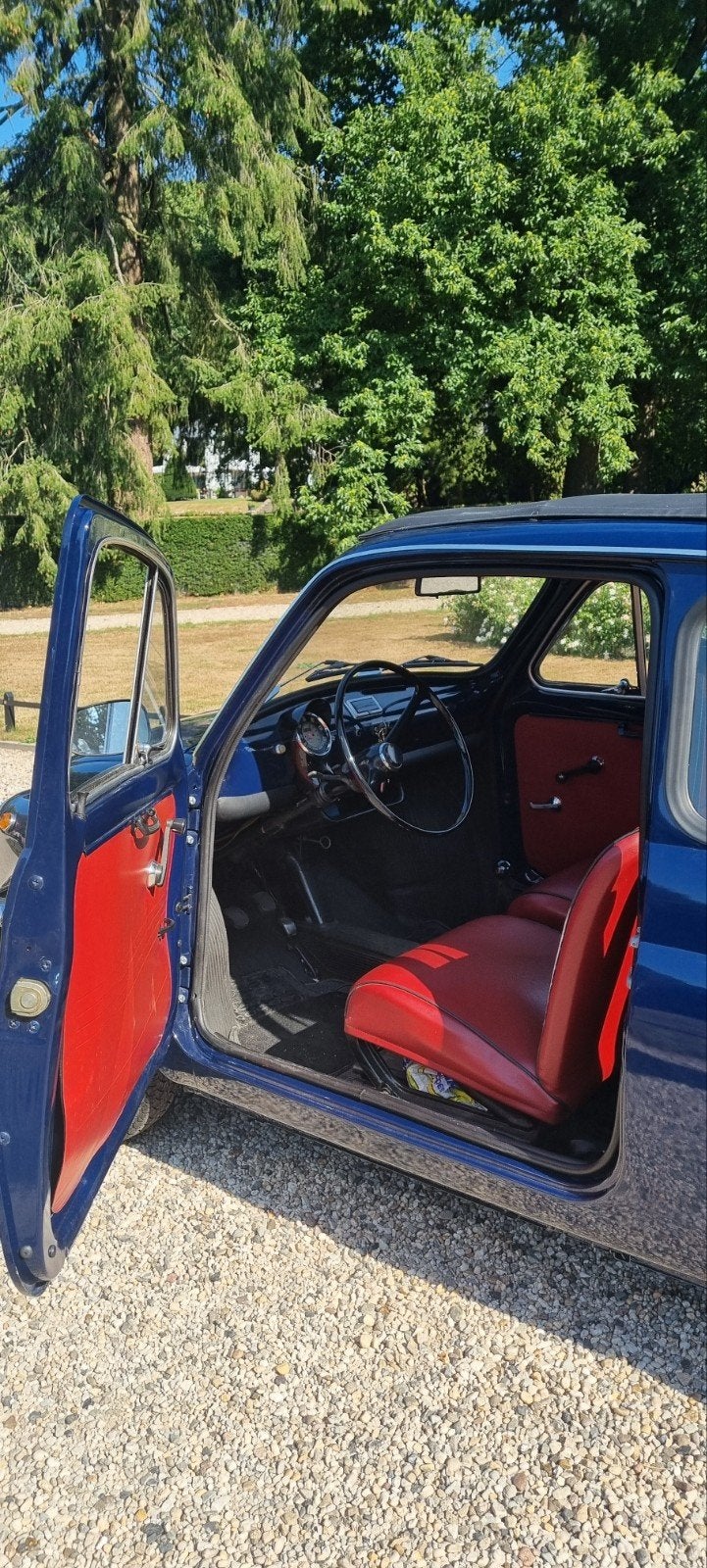 FIAT 500 R. te koop zeer nette oldtimer kleur blauw, foto 4