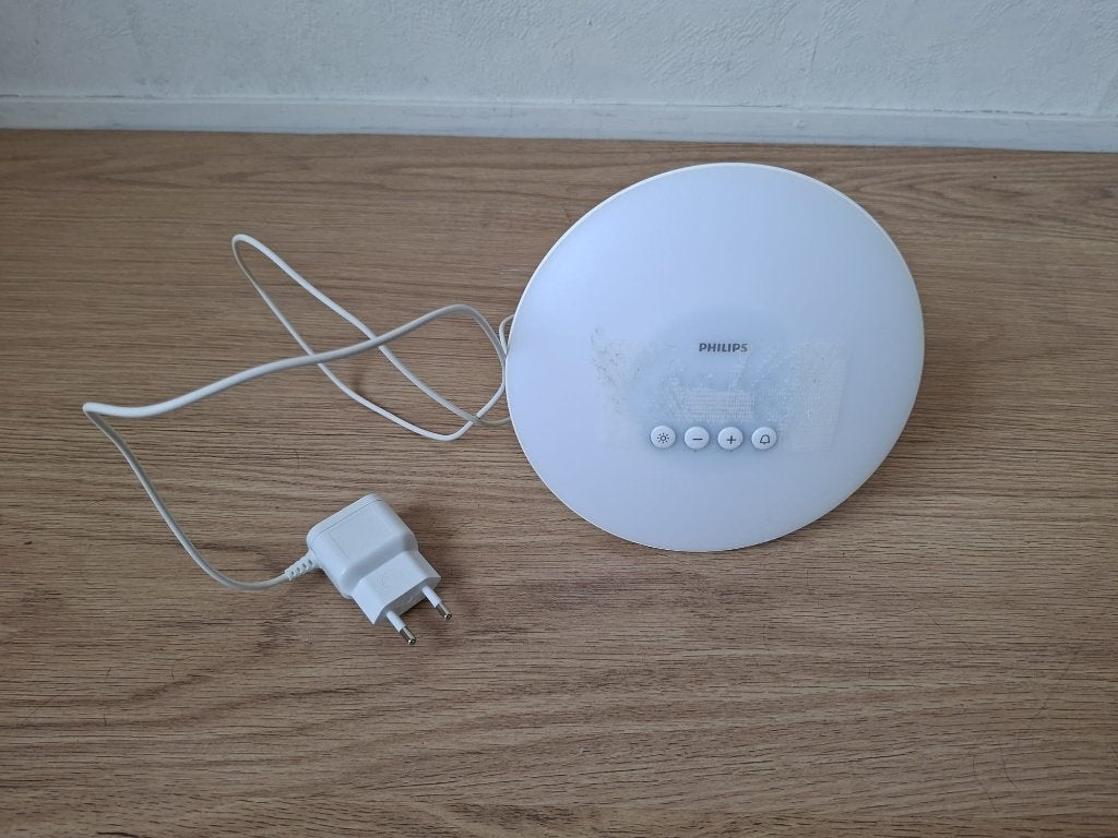 Wake-up light – zonsopgangsimulatie, wekker en 10 standen, Ophalen of Verzenden, Gebruikt, Digitaal