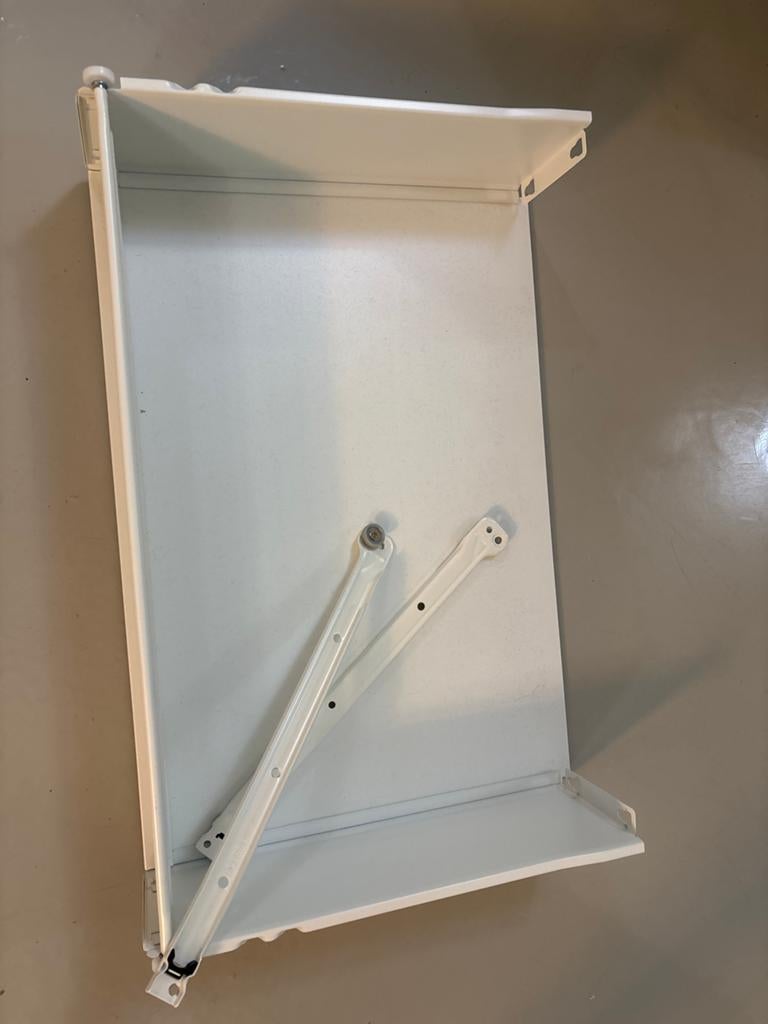Witte metalen lade voor PLATSA - 6x (60 breed, 40 diep), Ophalen, Gebruikt, 50 tot 100 cm, Minder dan 100 cm