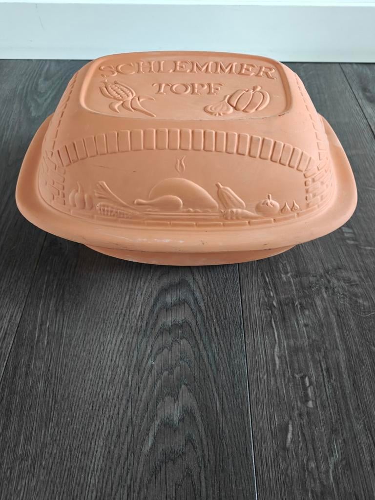 Originele Scheurich Schlemmertopf–Keramische Römetopf, Ophalen of Verzenden, Zo goed als nieuw