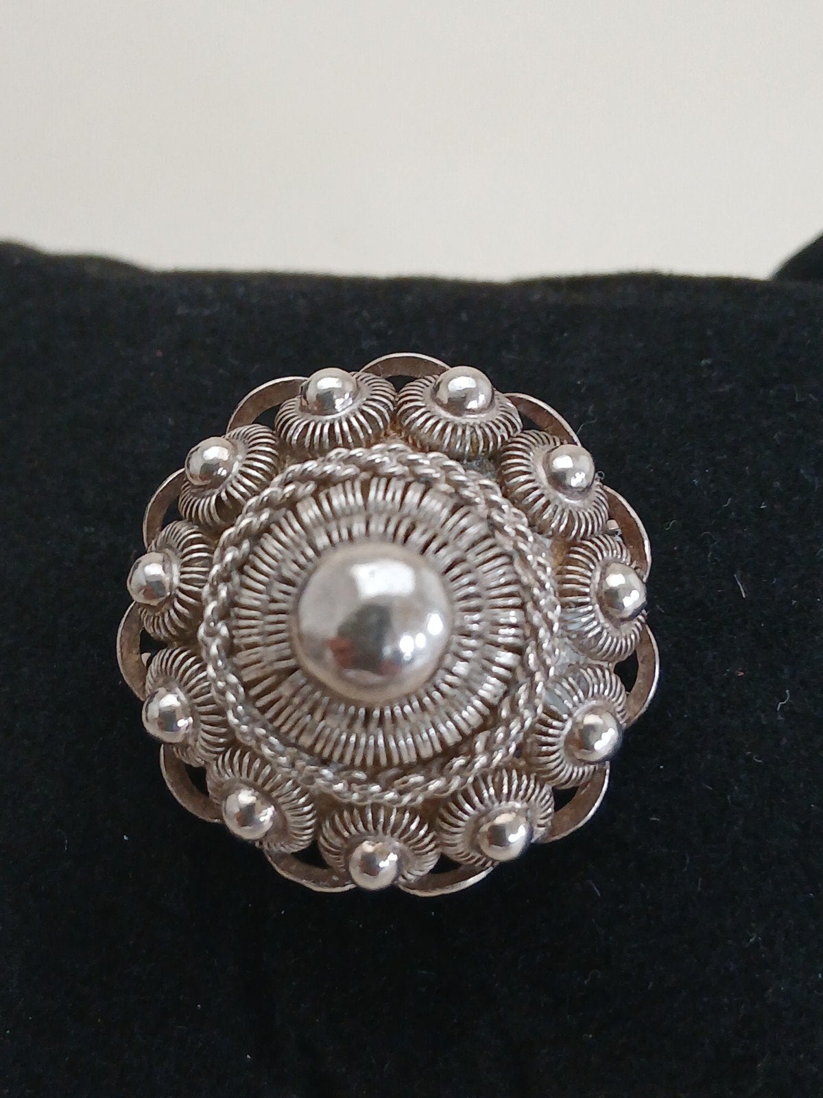 Zeeuwse Knoop Broche - 835 Zilver - 26.45 mm, Gebruikt, Minder dan 4 cm, Ophalen of Verzenden, Zilver