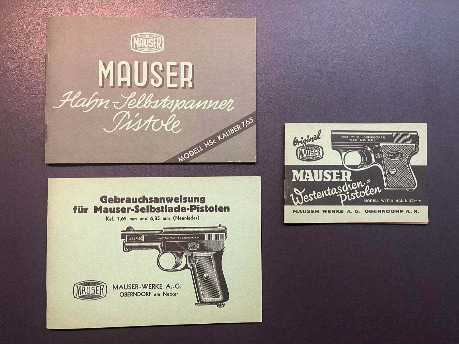Mauser Pistool Handleidingen en Documentatie, Verzamelen, Ophalen of Verzenden, Overige soorten, Duitsland, Boek of Tijdschrift