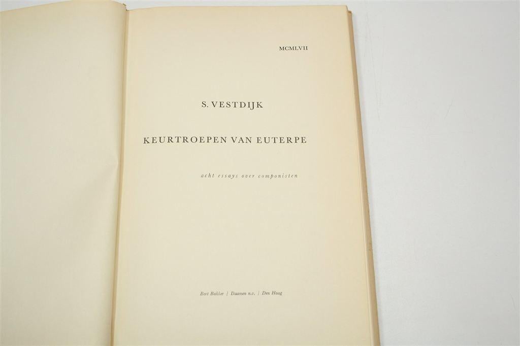 Keurtroepen van Euterpe — Vestdijk Over Componisten 1957, Ophalen of Verzenden, Gelezen, Artiest