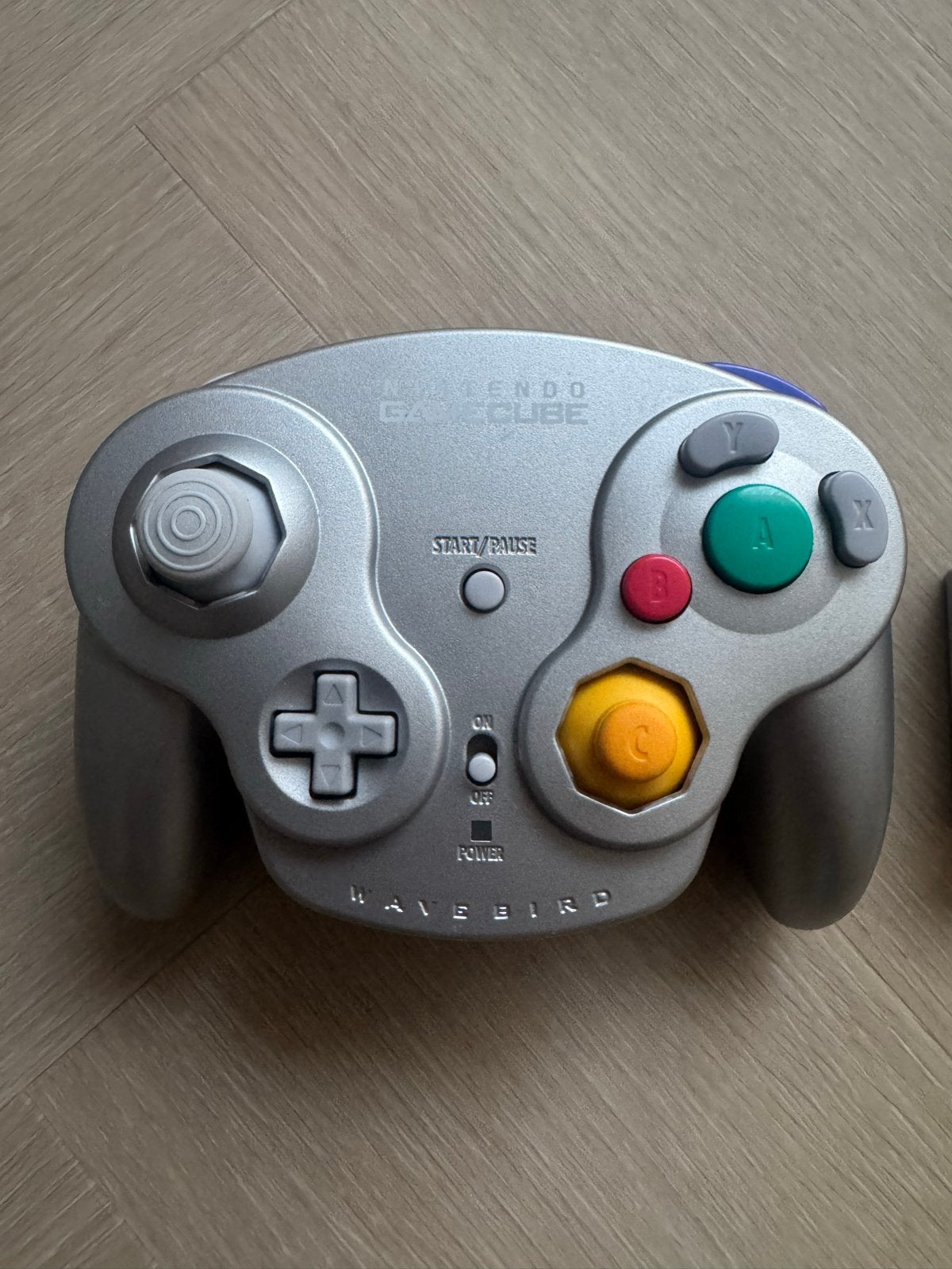 Nintendo GameCube WaveBird Controller (Mint), Ophalen of Verzenden, Zo goed als nieuw, Zilver, Met 1 controller