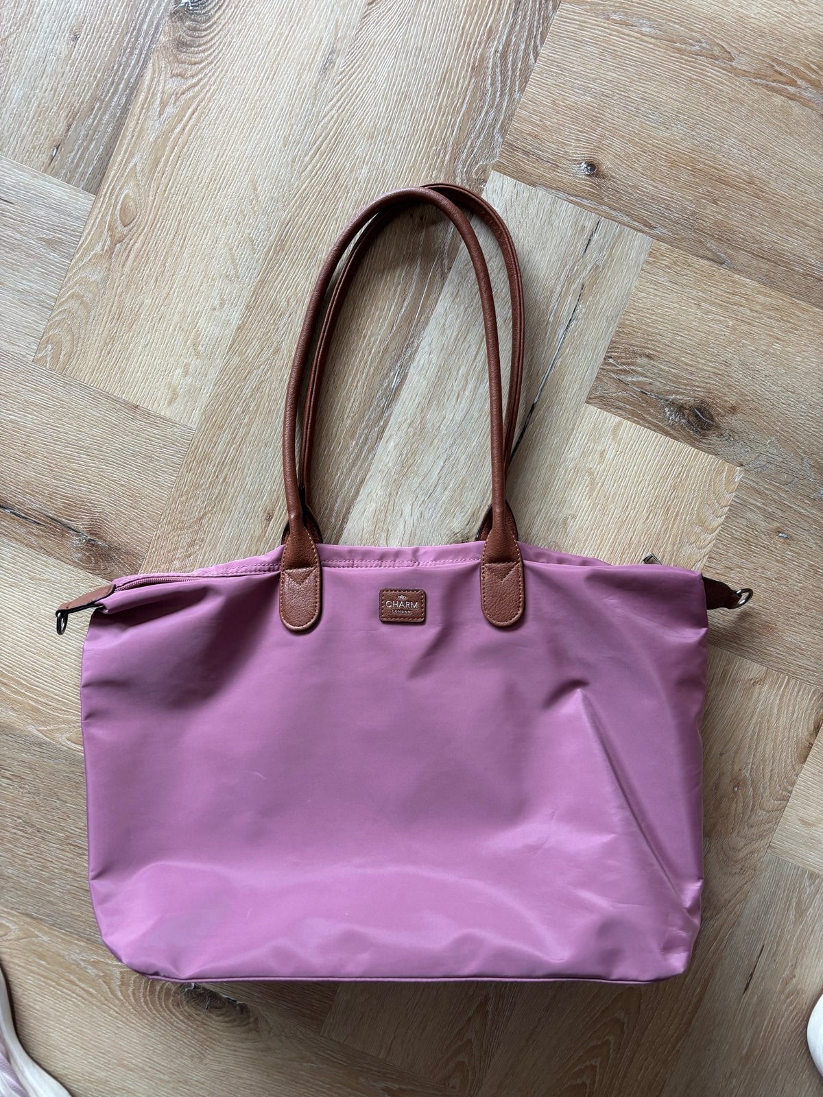 Charm London Shopper - Roze, Ophalen of Verzenden, Zo goed als nieuw, Roze, Shopper