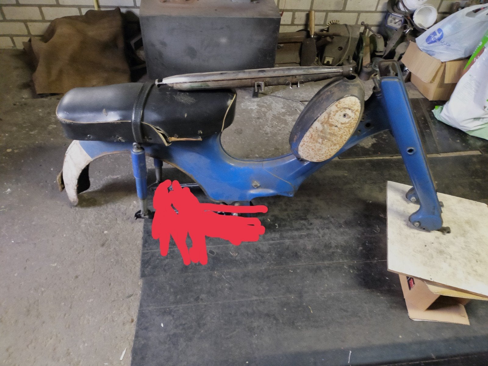 Honda C310 onderdelen - Frame, tank, zadel, uitlaat, schokbr, Ophalen