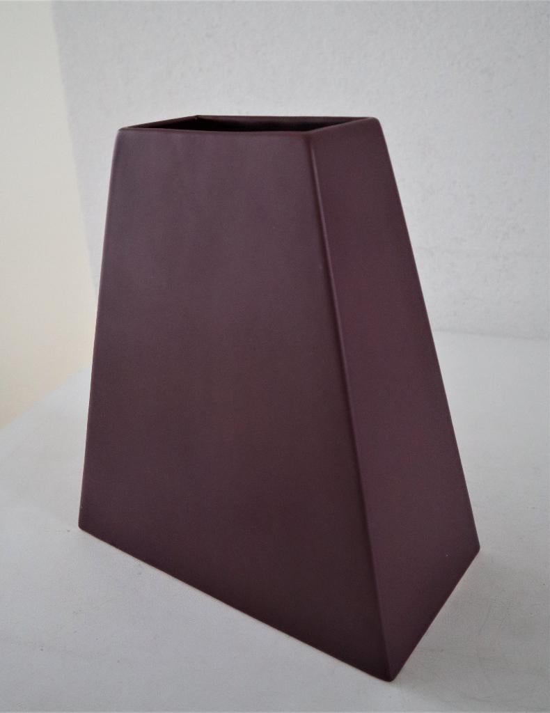 Design vaas Delft Velsen keramiek - Trapezium model, Antiek en Kunst, Ophalen of Verzenden
