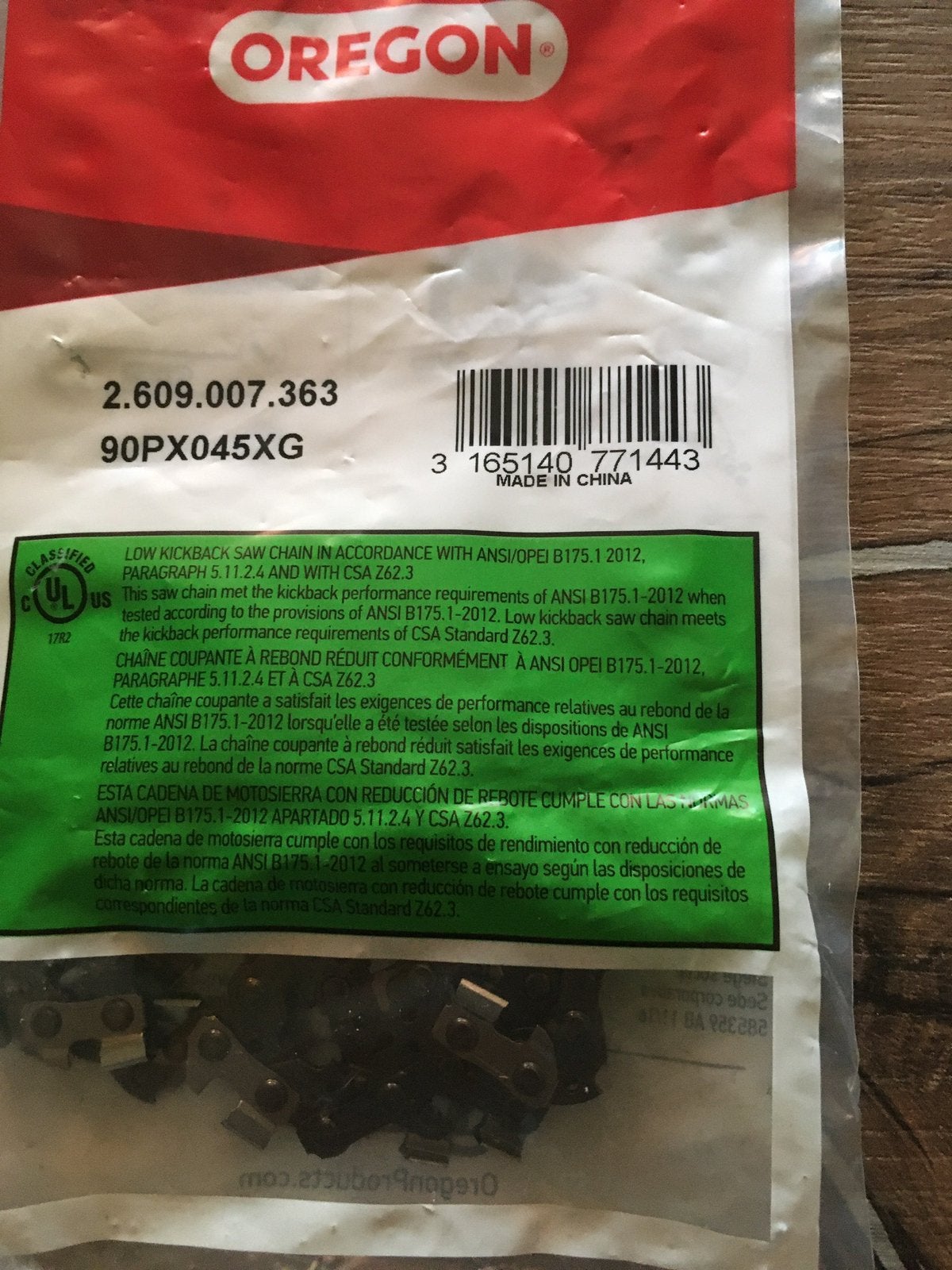 Schakels voor de kettingzaag