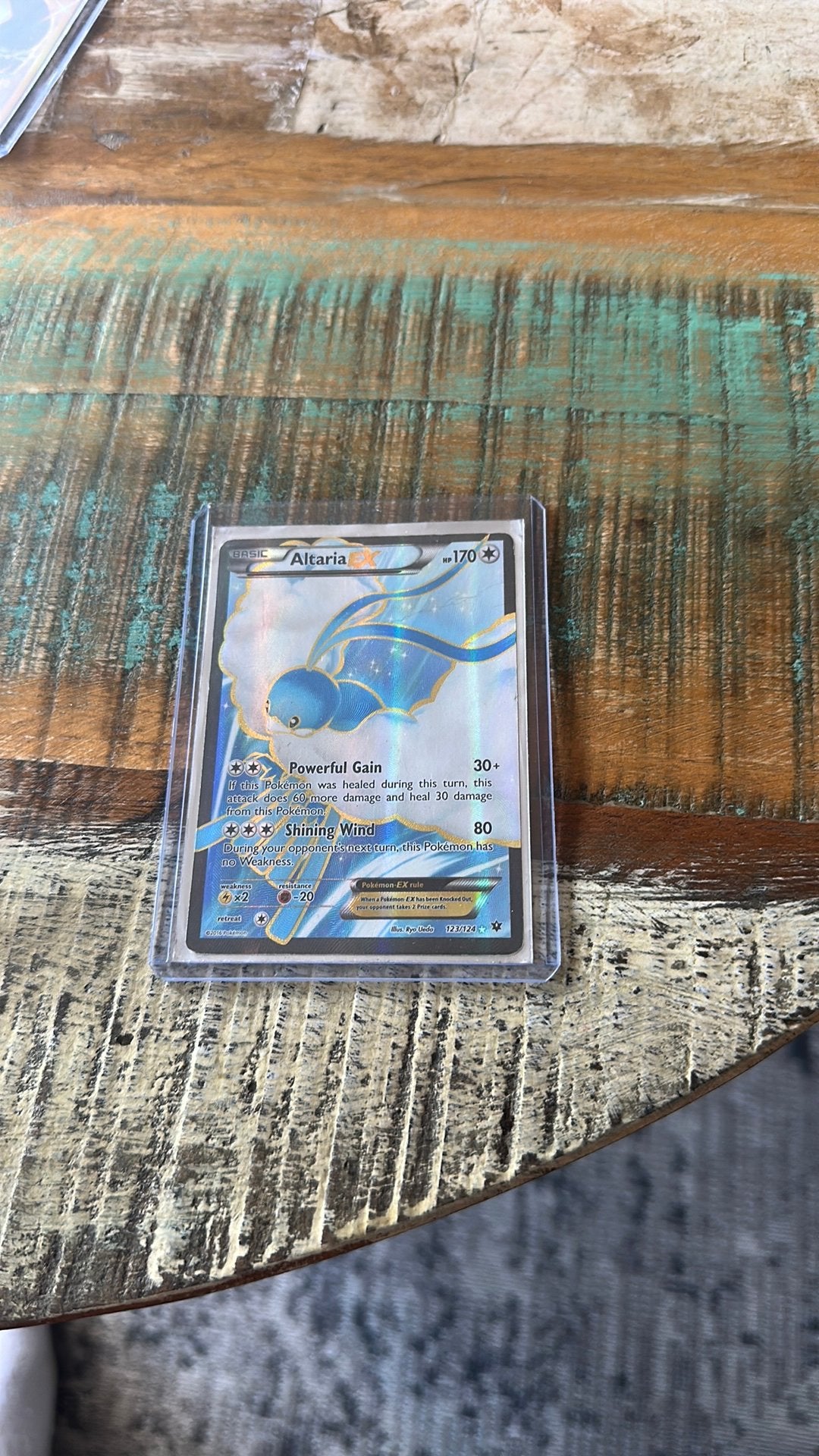 Altaria EX pokemonkaart 123/124, Ophalen of Verzenden, Zo goed als nieuw