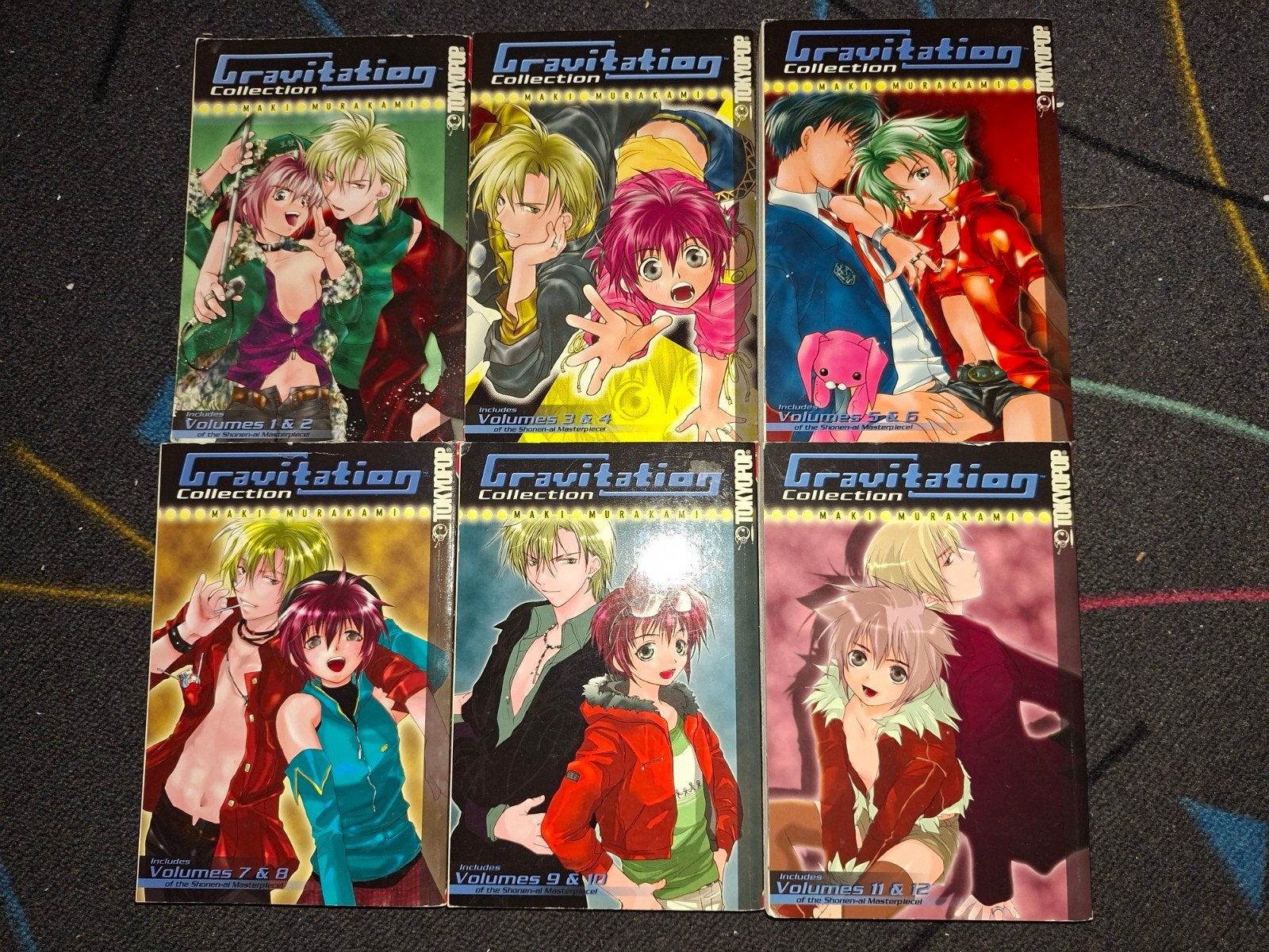 Gravitation Collection Manga Vol. 1-12 (6 boeken), Meerdere stripboeken, Ophalen of Verzenden, Gelezen