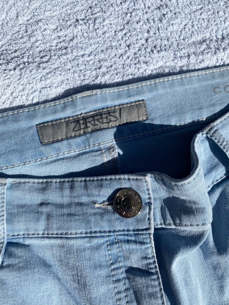 Zerres Cora lichtblauwe zomer jeans dames maat 44, Kleding | Dames, Blauw, Ophalen of Verzenden, Zo goed als nieuw, W33 - W36 (confectie 42/44)
