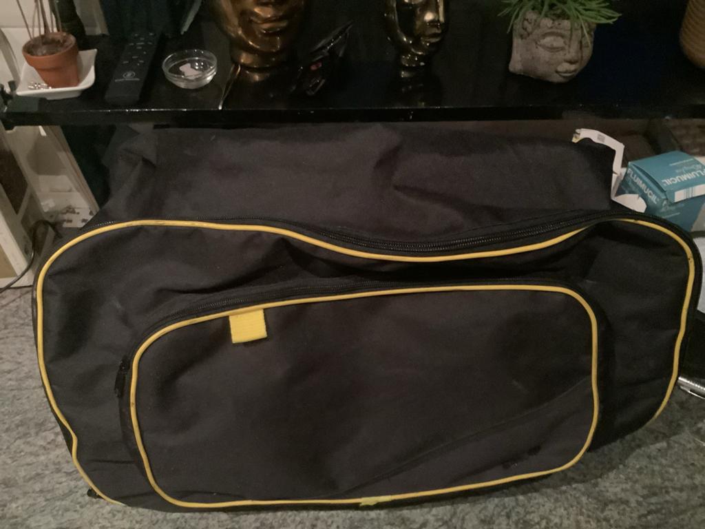 Harley Davidson Tas met gele accenten, Ophalen of Verzenden, Gebruikt
