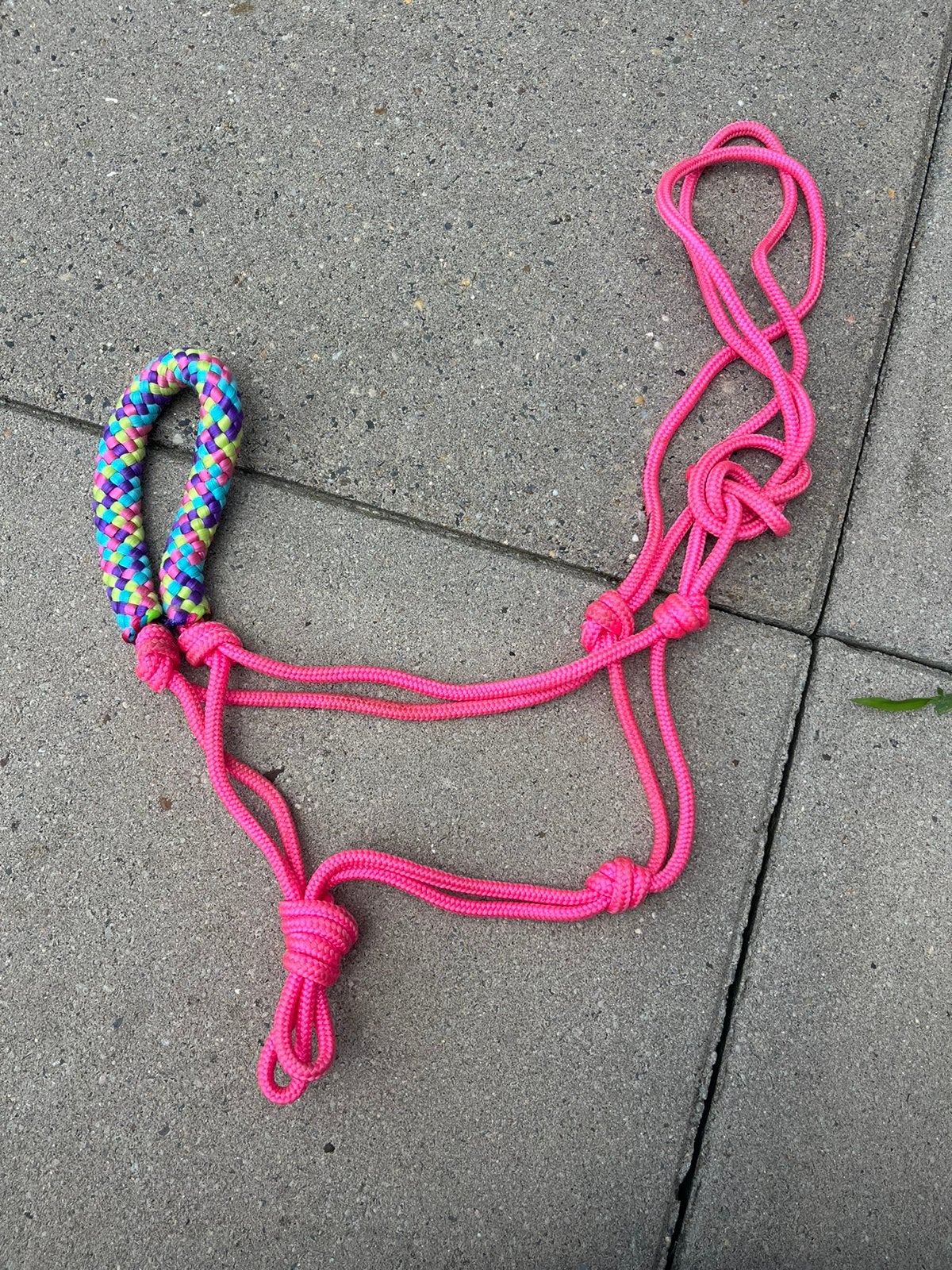 Touwhalster roze pony, Ophalen of Verzenden, Zo goed als nieuw