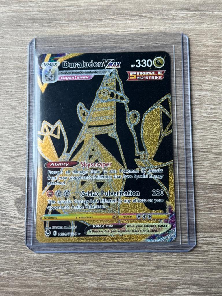 Pokemon Duraludon VMAX TG30 Silver Tempest, Ophalen of Verzenden, Zo goed als nieuw