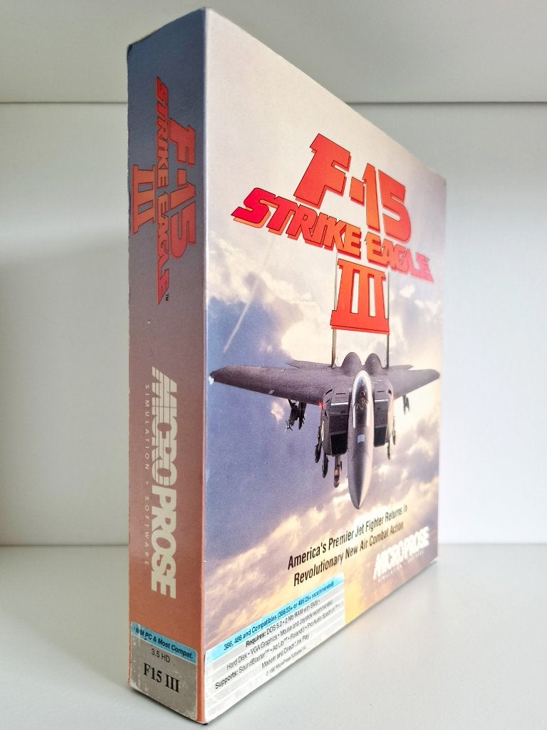 F-15 Strike Eagle III - PC Big Box (3.5"), 1 speler, Racen en Vliegen, Ophalen of Verzenden, Zo goed als nieuw