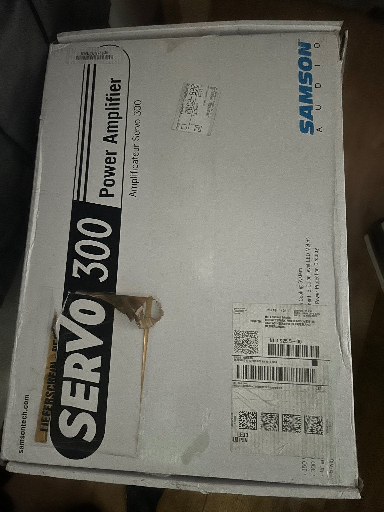 samson servo 300 of sxd3000 versterker, Ophalen of Verzenden, Zo goed als nieuw, Minder dan 500 watt, P.A.