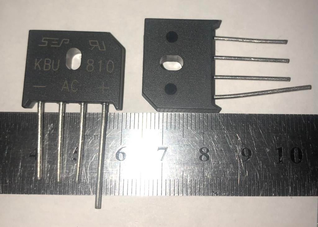 KBU810 brug gelijkrichter 8 Ampere 1000v, Ophalen of Verzenden, Nieuw
