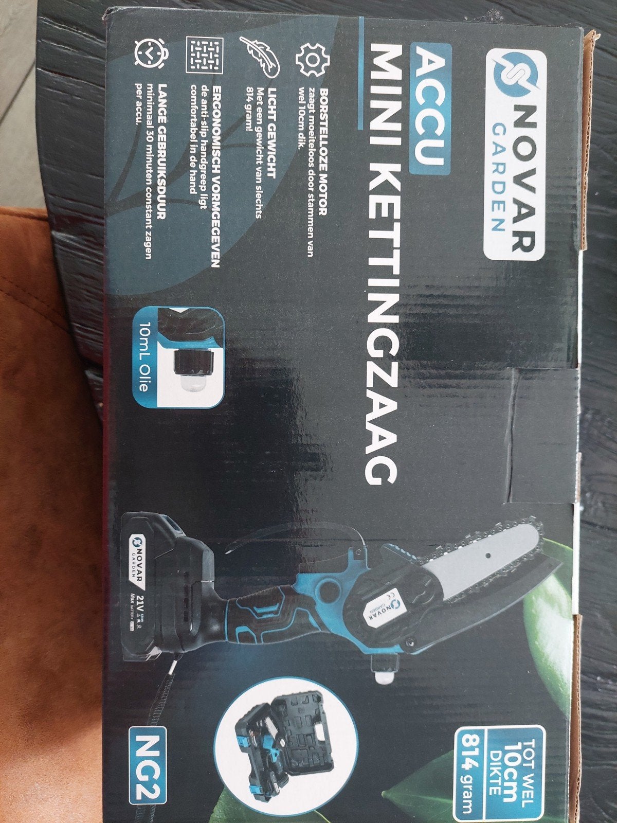 Novar Garden Accu Mini Kettingzaag NG2 - Nieuw, Novar Garden, 70 mm of meer, Kettingzaag, Nieuw