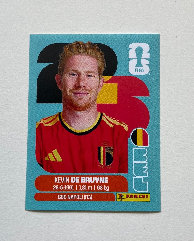Panini WK 2026 - De Bruyne, Ophalen of Verzenden, Nieuw, Sticker
