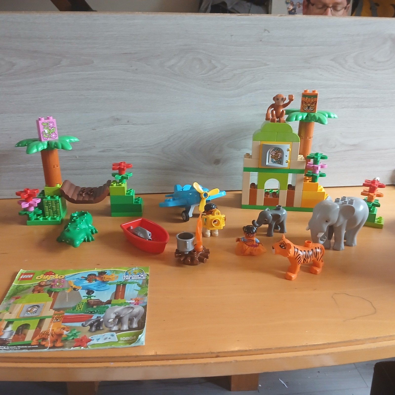 Duplo 10804 Jungle, Kinderen en Baby's, Ophalen of Verzenden, Zo goed als nieuw, Complete set, Duplo