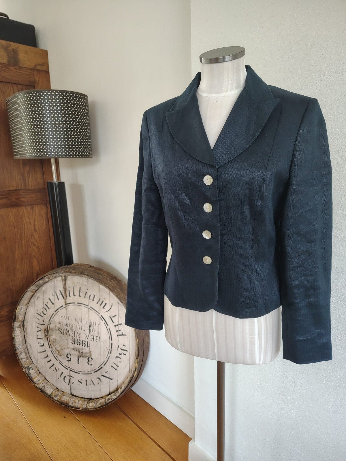 Josephine & Co Jasje Maat 40 (M) Donkerblauw Afmeting tekst, Kleding | Dames, Maat 38/40 (M), Josephine & Co, Blauw, Ophalen of Verzenden