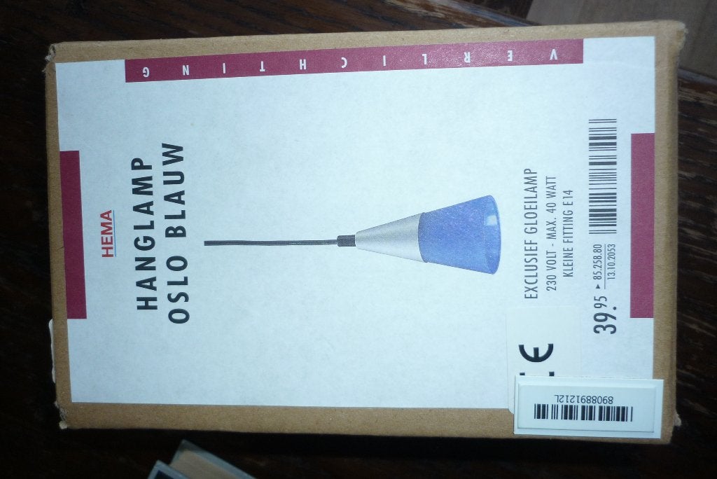 Te koop hanglamp, Huis en Inrichting, Ophalen of Verzenden, Nieuw