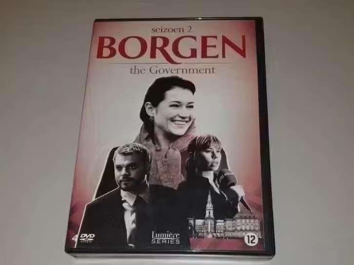 4 DVD 's Borgen Seizoen 2 The Goverment, Misdaad, Nederlands, Ophalen of Verzenden, Zo goed als nieuw