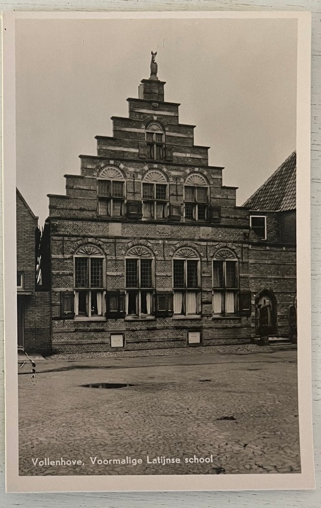 Oude Ansichtkaart - Vollenhove - Voorm. Latijnse School, Verzamelen, Ophalen of Verzenden, 1940 tot 1960, Ongelopen, Overijssel