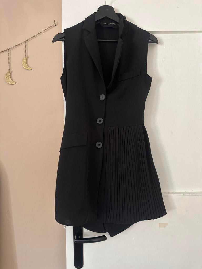 Zara playsuit zwart, Ophalen of Verzenden, Gedragen, Maat 36 (S), Zwart
