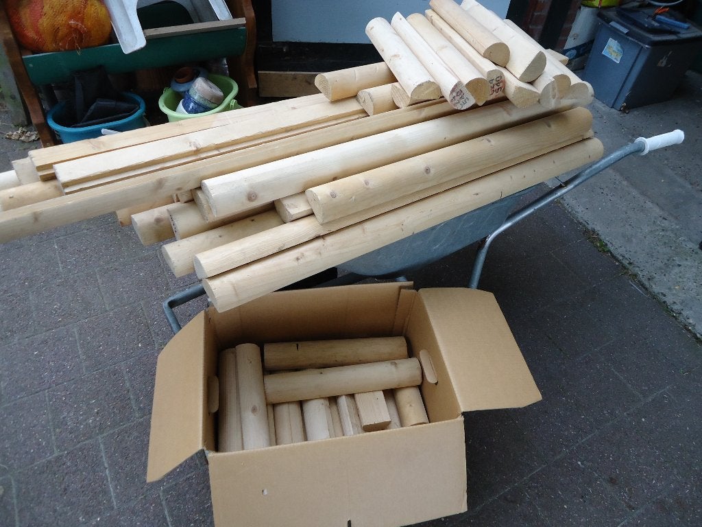 half rond hout voor hobby/knutselen.., Ophalen, Nieuw