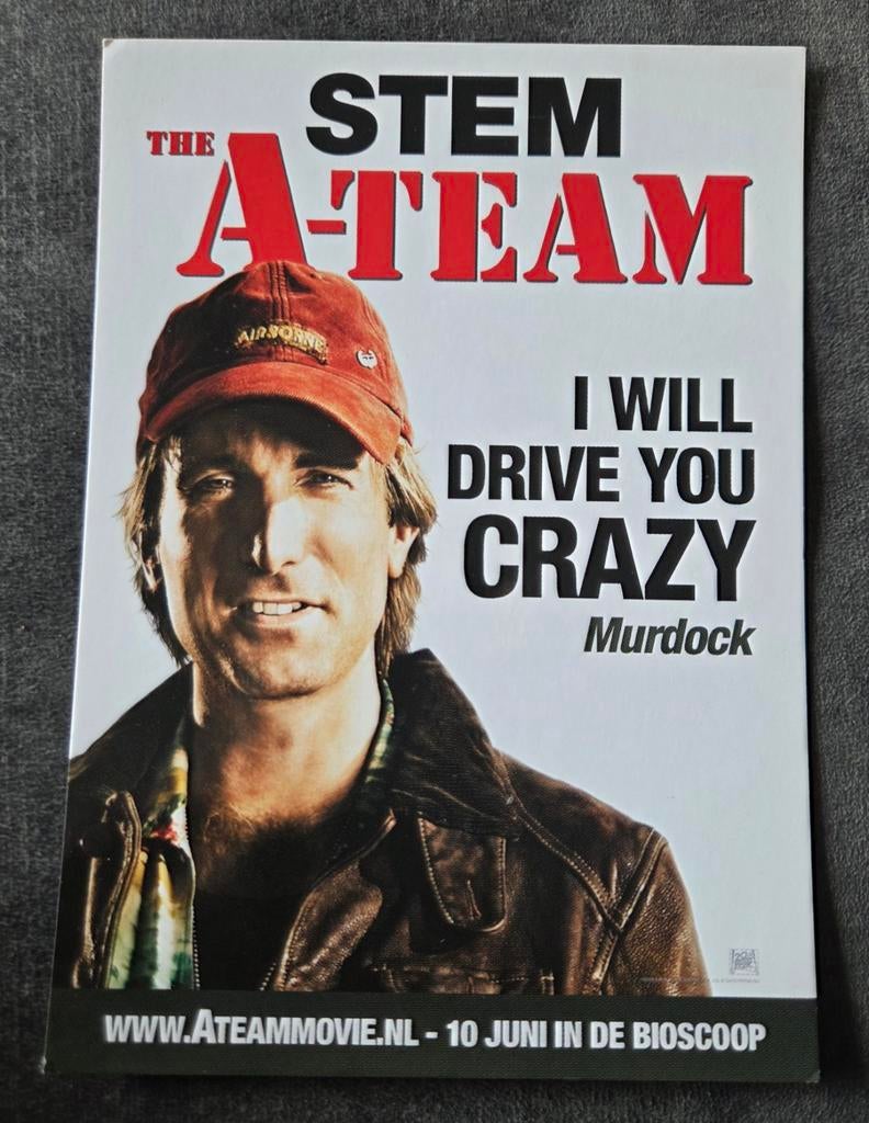 The A-Team - 2010 - Captain H.M. "Howling Mad" Murdock, Verzenden, 1980 tot heden, Ongelopen, Sterren en Beroemdheden